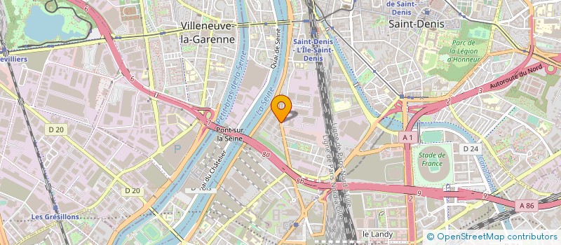 localisation de l'entreprise G.A.T  SAINT-DENIS