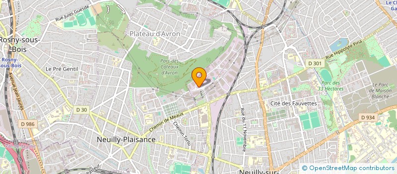 localisation de l'entreprise G A T 93 (GARAGE DES ARTISANS TAXIS) à NEUILLY-SUR-MARNE