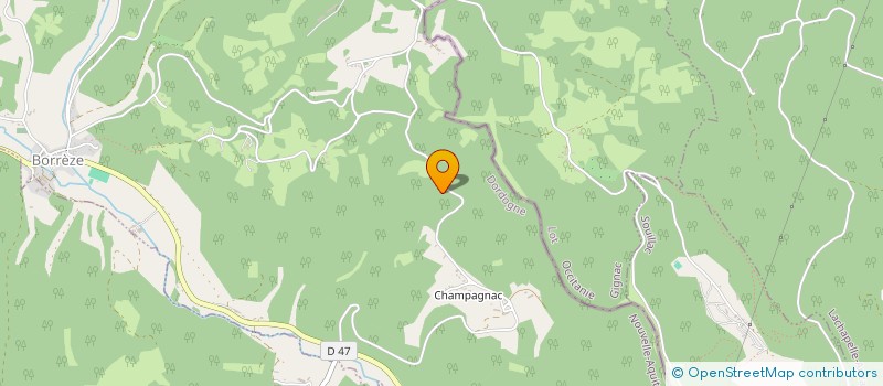 localisation de l'entreprise G.A.T.M.G AUTO SARL à BORREZE