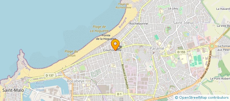 localisation de l'entreprise G.A.T.O.  SAINT-MALO