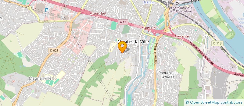 localisation de l'entreprise G.A.T. TAXIS  MANTES-LA-VILLE