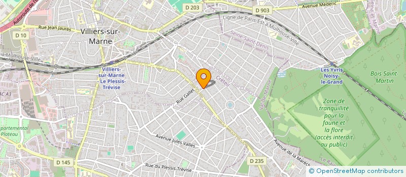 localisation de l'entreprise G.A.V.A.L.Y.  LE PLESSIS-TREVISE