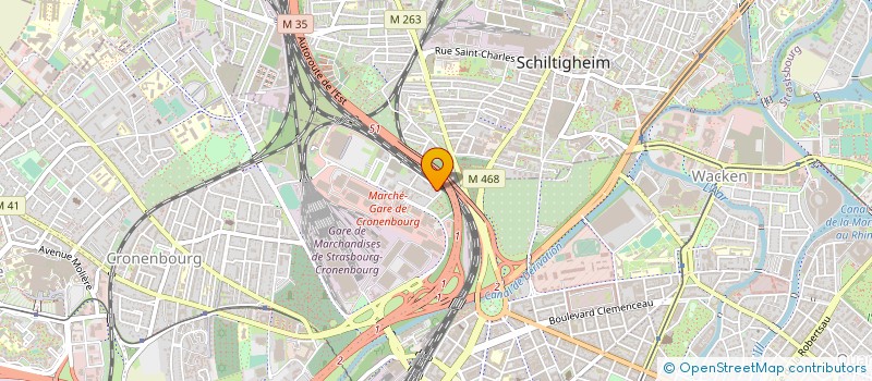localisation de l'entreprise G - AGENCEMENT ET PARQUET à STRASBOURG