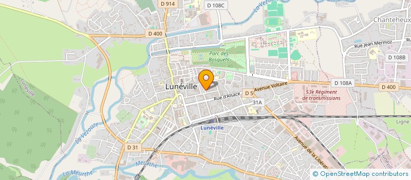 localisation de l'entreprise G' ASSURE  LUNEVILLE