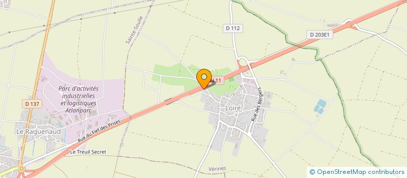 localisation de l'entreprise G B 17  VERINES