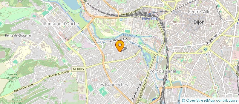 localisation de l'entreprise G.B à DIJON