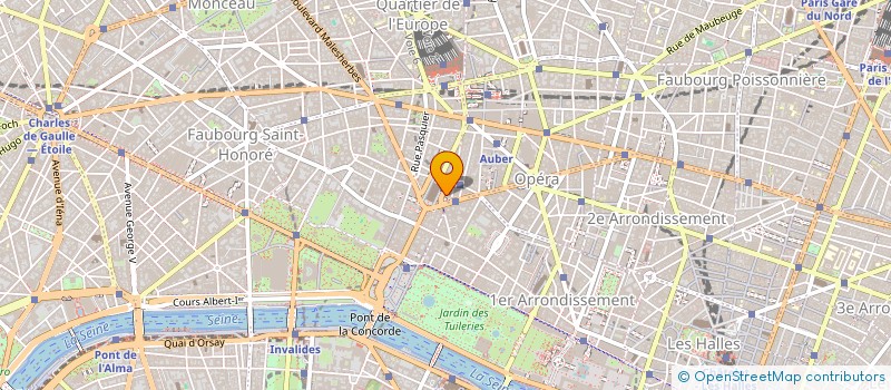 localisation de l'entreprise G.B.  PARIS