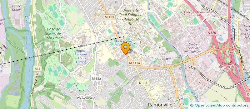 localisation de l'entreprise G.B.A. à TOULOUSE