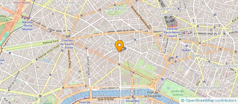 localisation de l'entreprise G B A  PARIS