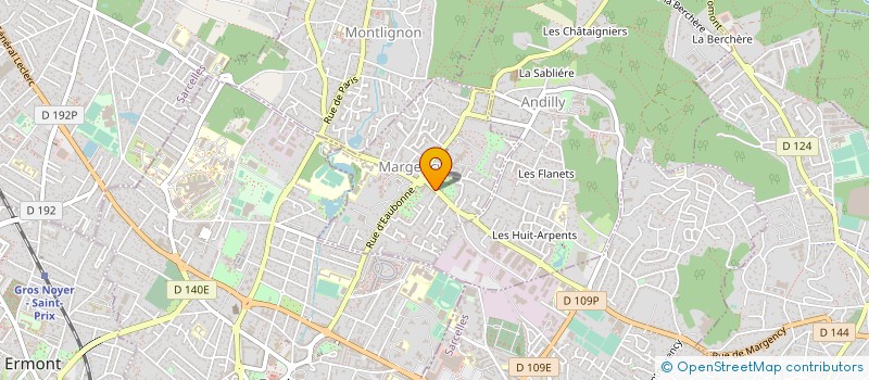 localisation de l'entreprise G.B.A. CONSTRUCTIONS  MARGENCY