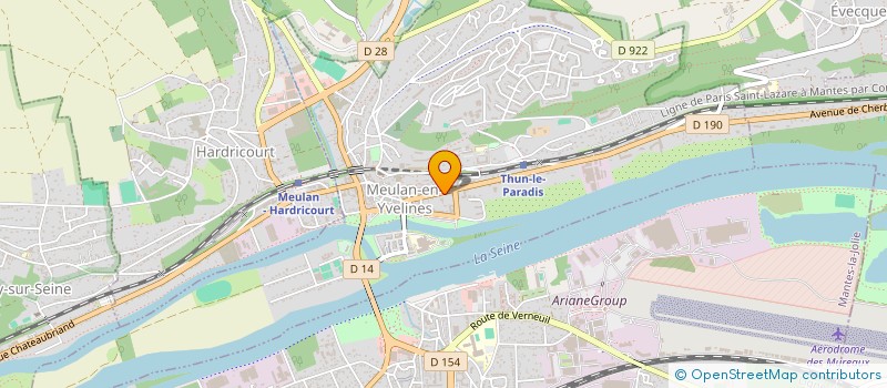 localisation de l'entreprise G.B.A.T CONSTRUCTION  MEULAN-EN-YVELINES