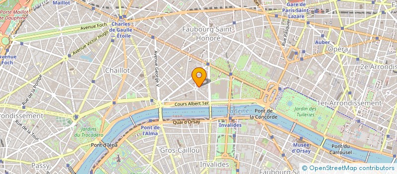 localisation de l'entreprise G.B.C  PARIS