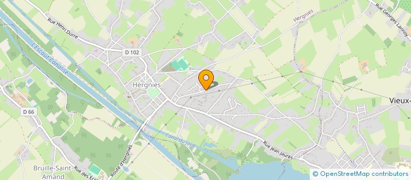 localisation de l'entreprise G.B.C. DIFFUSION  HERGNIES