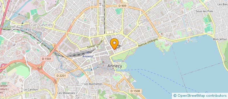 localisation de l'entreprise G B CONFORT à ANNECY