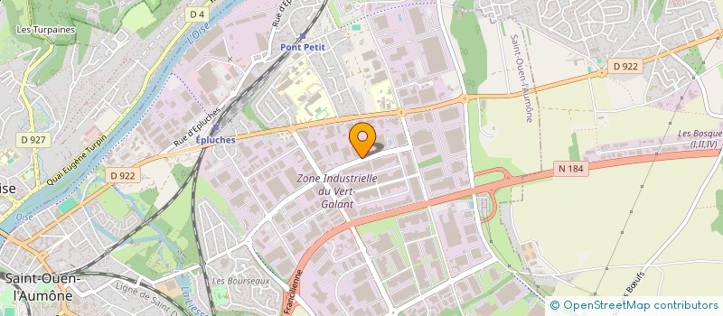 localisation de l'entreprise G.B HOLDING à SAINT-OUEN-L'AUMONE