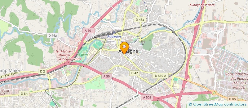 localisation de l'entreprise G.B.I à AUBAGNE