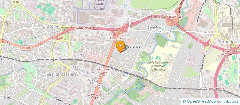 localisation de l'entreprise G.B.INVEST à TOULOUSE