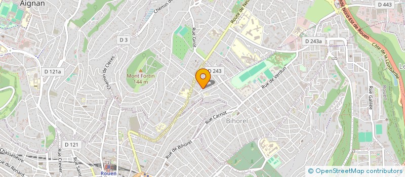 localisation de l'entreprise G.B.INVEST  BIHOREL