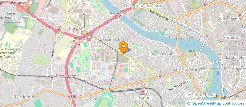 localisation de l'entreprise G B M D à TOULOUSE