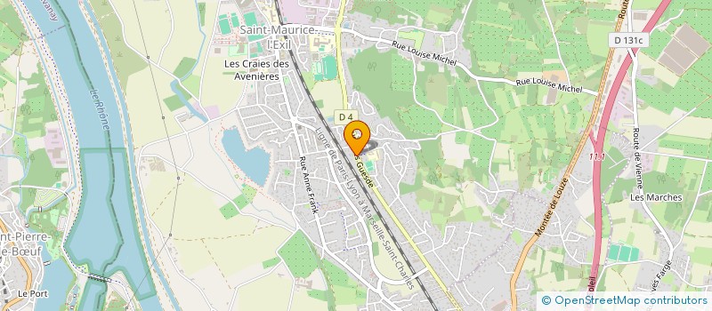 localisation de l'entreprise G.B.M.H  SAINT-MAURICE-L'EXIL