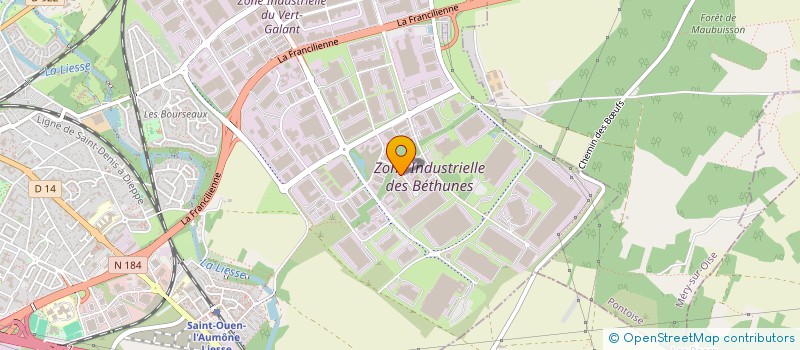 localisation de l'entreprise G.B.M.P. à SAINT-OUEN-L'AUMONE