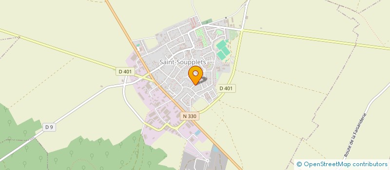 localisation de l'entreprise G B OUTILLAGE à SAINT-SOUPPLETS