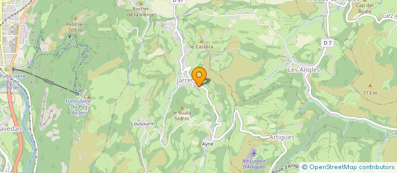 localisation de l'entreprise G.B.P.  JARRET