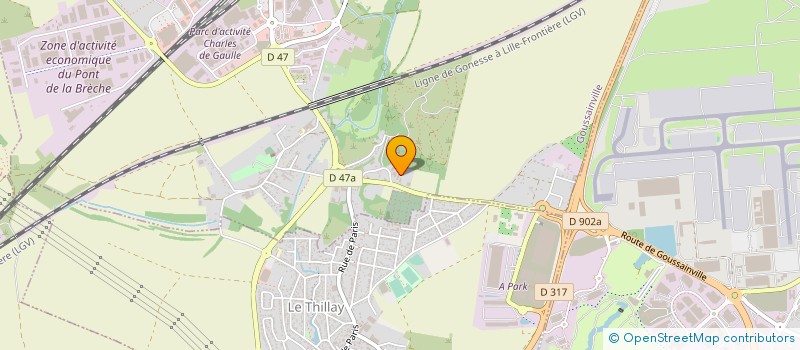 localisation de l'entreprise G.B PIECES AUTOS MOTOS à GOUSSAINVILLE