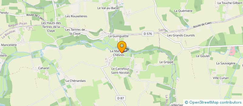 localisation de l'entreprise G.B.T.M.  ROZ-LANDRIEUX