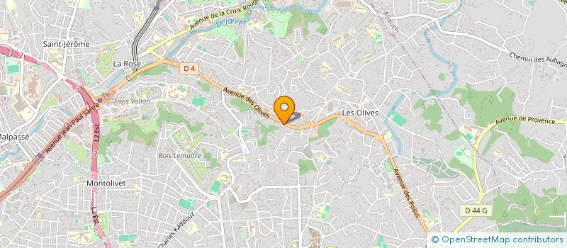 localisation de l'entreprise G. BALDOUREAUX à MARSEILLE