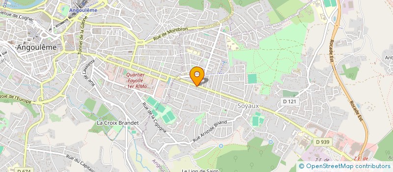 localisation de l'entreprise G.BANEY à SOYAUX