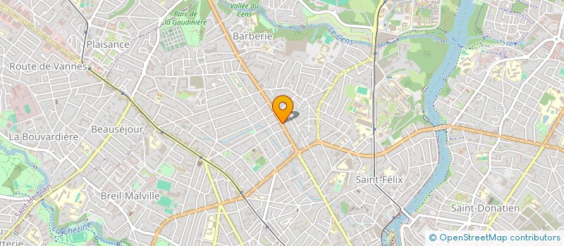 localisation de l'entreprise G BARBER  NANTES