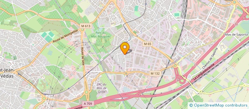 localisation de l'entreprise G. BAT  LATTES