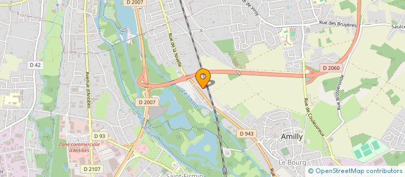 localisation de l'entreprise G BAT à AMILLY