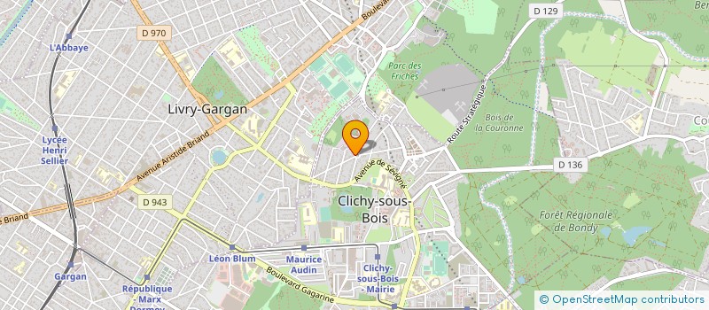 localisation de l'entreprise G BAT à CLICHY-SOUS-BOIS
