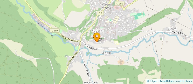 localisation de l'entreprise G-BATI à NOGENT
