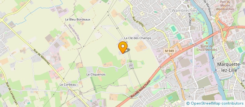 localisation de l'entreprise G BATIM à WAMBRECHIES