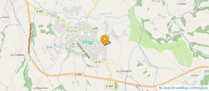 localisation de l'entreprise G-BOIS à RIGNAC
