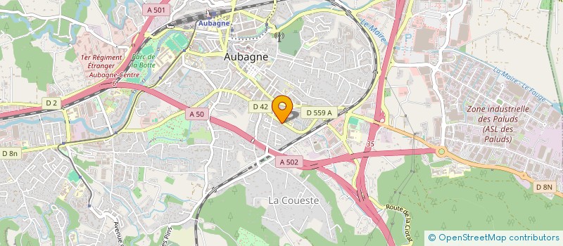 localisation de l'entreprise G-BON à AUBAGNE