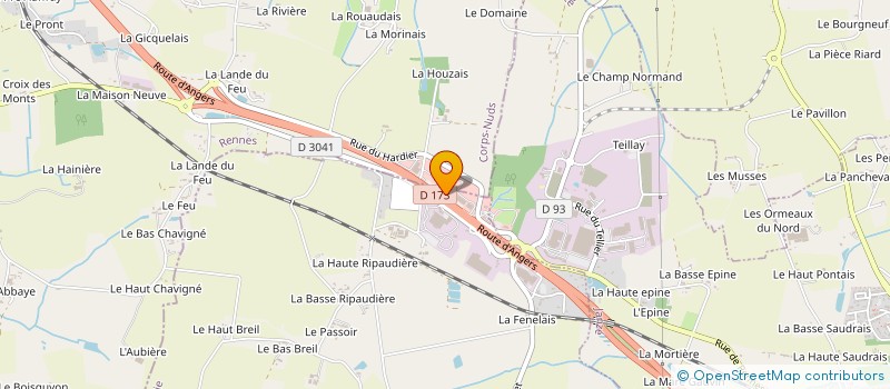 localisation de l'entreprise G BRICO à BRIE