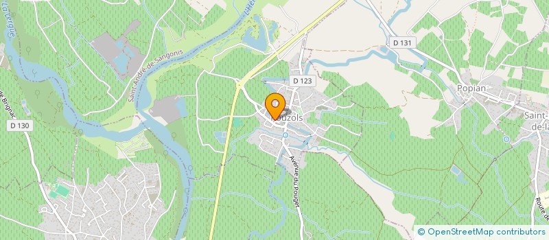 localisation de l'entreprise G.BTEL à POUZOLS