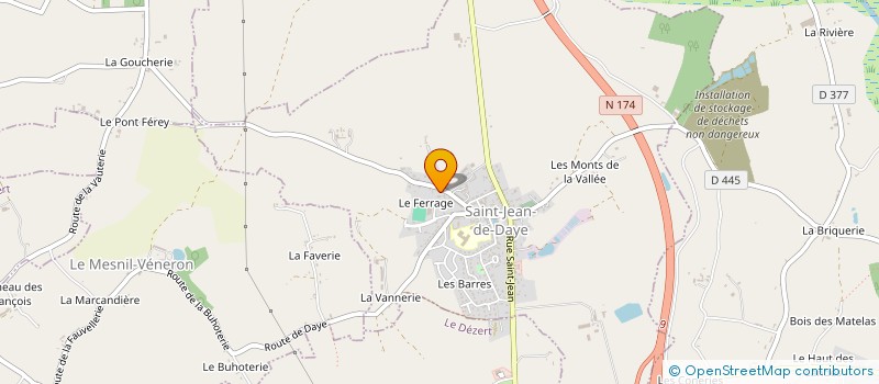 localisation de l'entreprise G BUILD  SAINT-JEAN-DE-DAYE