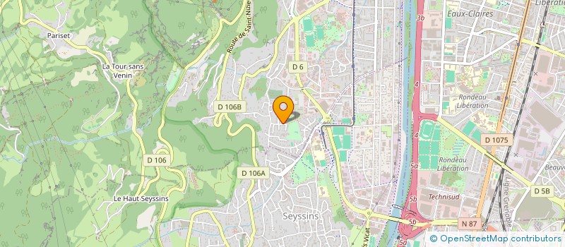 localisation de l'entreprise G BY AUTO à SEYSSINET-PARISET