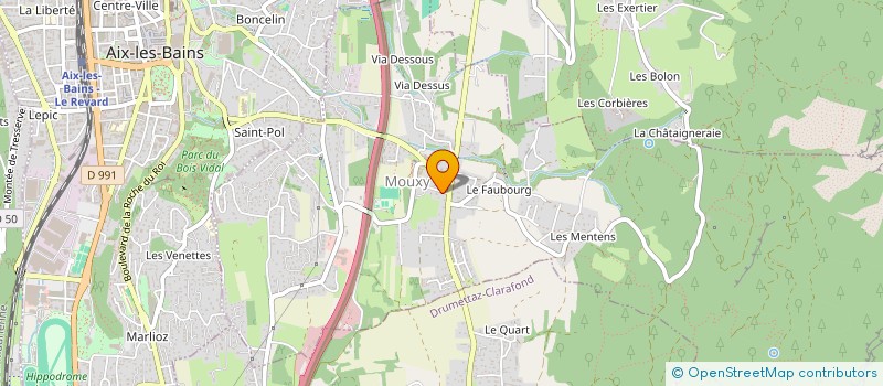 localisation de l'entreprise G & C  MOUXY