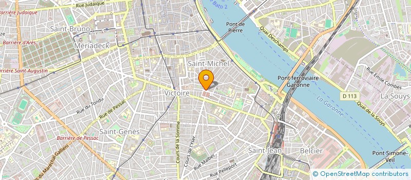 localisation de l'entreprise G.C.  BORDEAUX