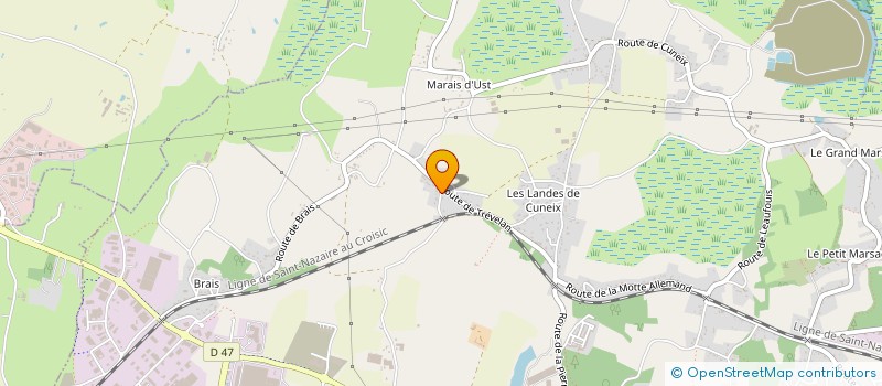 localisation de l'entreprise G.C.A-1  SAINT-NAZAIRE