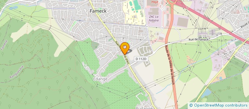 localisation de l'entreprise G.C.A  FAMECK