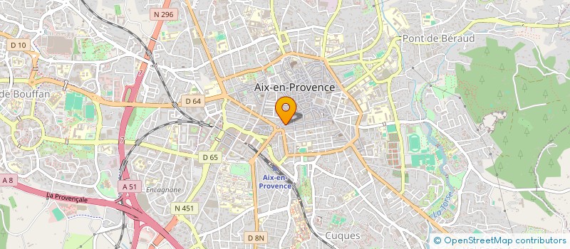 localisation de l'entreprise G.C BEDARRIDES à AIX-EN-PROVENCE