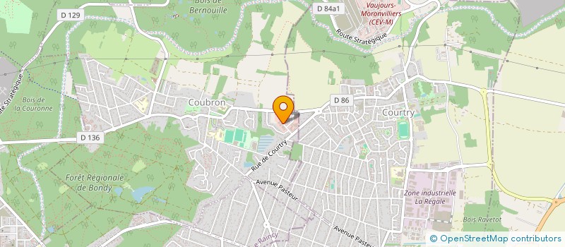 localisation de l'entreprise G.C.C à COUBRON