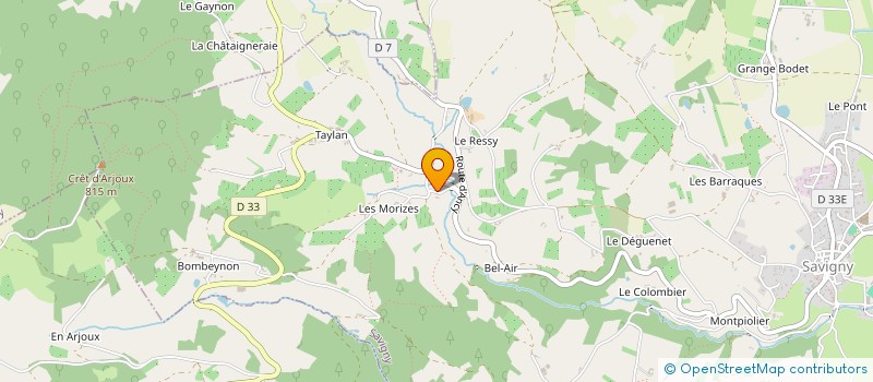 localisation de l'entreprise G.C.C.M.  SAVIGNY